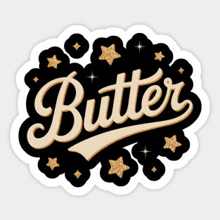 Butter Thanksgiving Food Nutrition Matching Family Sticker